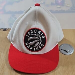Mitchell & Ness White and Red Snapback Cap